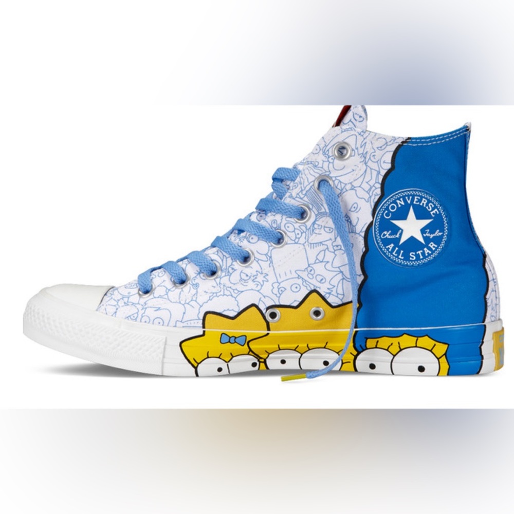 Converse Chuck Taylor Bart Simpson Hi Top. M5 W7 fits 7.5-8. Simpsons